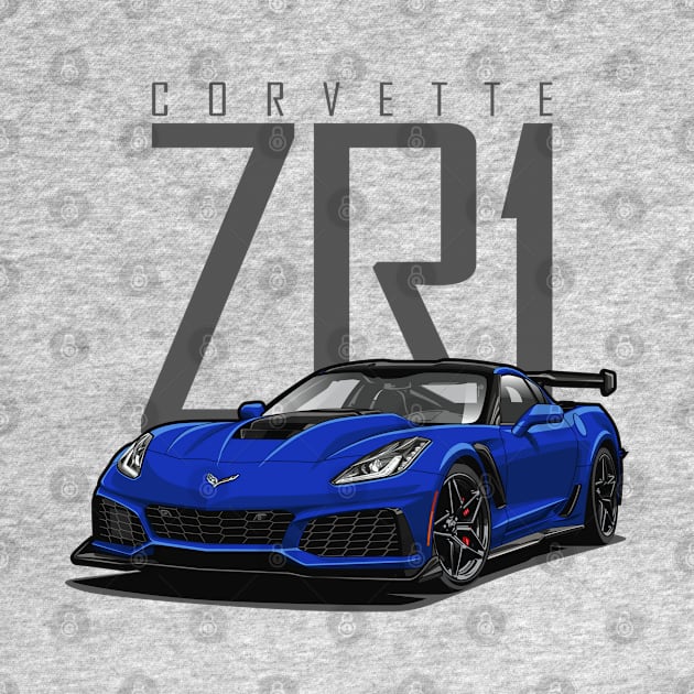 Chevy Corvette C7 ZR1 (Elkhart Blue) by Jiooji Project